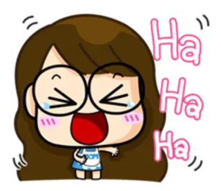 🤣 Ha
Ha
Ha laughter, funny, cartoon, humor, happy, emoji whatsapp sticker
