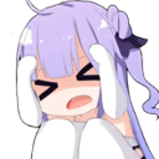 😫 애니메이션, 소녀, 만화, 일러스트, 스티커, 캐릭터, 귀여운 telegram sticker