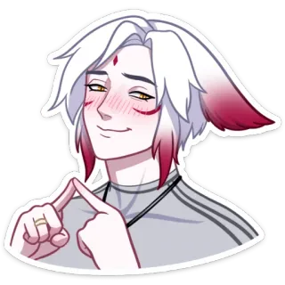 ☺️ Anime, Renard, Mignon, Personnage, Fantaisie, Sticker whatsapp sticker