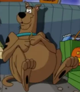 🌭 Scooby Doo dog, cartoon, scooby doo telegram sticker