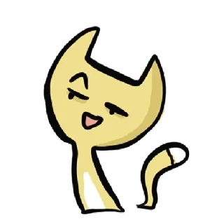 😏 gato, desenho animado, animal, adesivo, fofo whatsapp sticker
