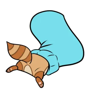 🧦 animal, raccoon, cartoon, humor, funny, cute telegram sticker