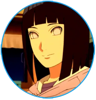 😃 Hinata Hyuga Naruto anime, cartoon, character, ninja, anime girl whatsapp sticker