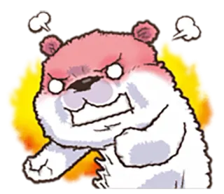 😡 tức giận, điên, hoạt hình, bực bội, khó chịu whatsapp sticker