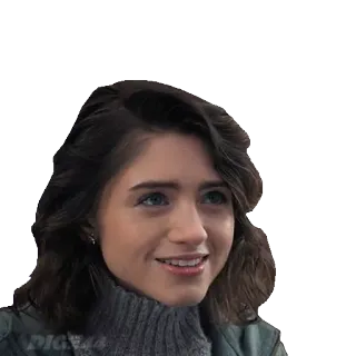 😄 Nancy Wheeler Stranger Things Nancy Wheeler, Stranger Things, portrait, character, tv show telegram sticker
