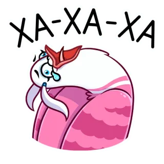 😅 ХА-ХА-ХА gelach, russisch, cartoon, huilen, tranen, grappig whatsapp sticker