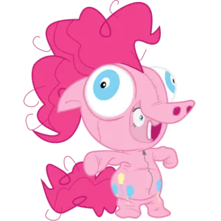 😳 Pinkie Pie My Little Pony Мультфильм, Пони, Пинки Пай, Милый, Смешной, Фанатское творчество telegram sticker