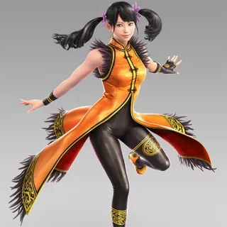 😊 Ling Xiaoyu Tekken เกมต่อสู้, ศิลปะการต่อสู้, อนิเมะ, นักสู้ telegram sticker
