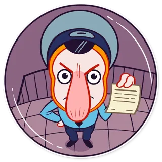 Hey Proboscis! telegram stickers