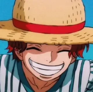 😁 Shanks One Piece アニメ, ワンピース, シャンクス, 海賊, 麦わら帽子 telegram sticker