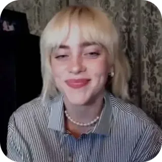 😏 Billie Eilish telegram sticker