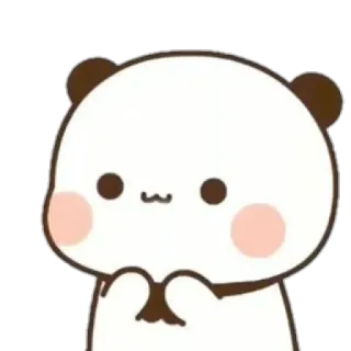 😋 Panda, Lindo, Animal, Dibujo animado whatsapp sticker