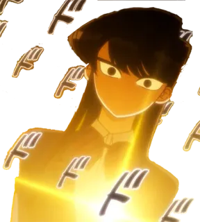 😑 Komi Shouko Komi Can't Communicate Anime, Komi can't communicate, Komi Shouko, Manga, Lucu, Gadis telegram sticker