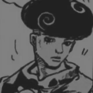 🏹 Josuke Higashikata JoJo's Bizarre Adventure anime, manga, jojos bizarre adventure, josuke higashikata, character, art telegram sticker