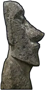🗿 Moai, Osterinsel, Statue, Stein, Skulptur telegram sticker