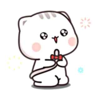 😍 cat, cute, animal, sticker, kawaii telegram sticker