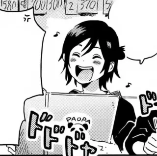 😁 PAOPA panda, cartoon, happy, anime, manga telegram sticker