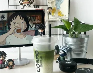 🥬 COSMO coffee, beverage, drink, cafe, art telegram sticker