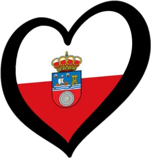 🇪🇸 serce, herb, miasto, miejski, symbol telegram sticker