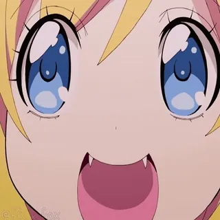 😏 Animé, Dessin animé, Mignon, Manga, Kawaii, Personnage, Illustration whatsapp sticker