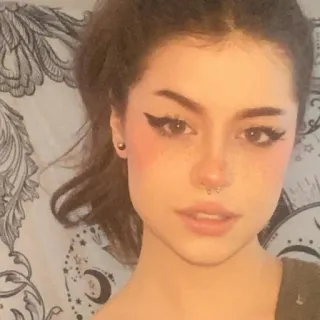 💞 mujer, cara, maquillaje, retrato, belleza telegram sticker