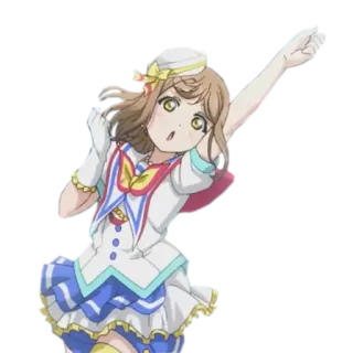 ✊ anime, cartoon, girl, pose, character telegram sticker