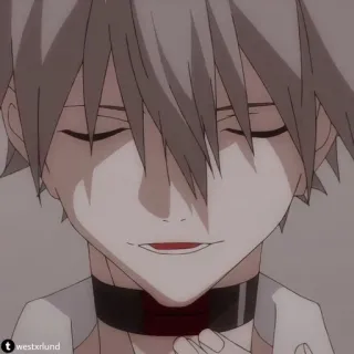 🌟 Kaworu Nagisa Neon Genesis Evangelion Anime, Charakter, Kaworu Nagisa, Neon Genesis Evangelion, Eva telegram sticker