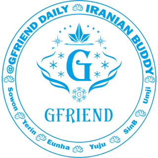 💕 GFRIEND Kpop, Gruppo, Musica, Logo, Blu, Gruppo femminile whatsapp sticker