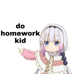Kanna Chan by @Raizel_Kun telegram stickers
