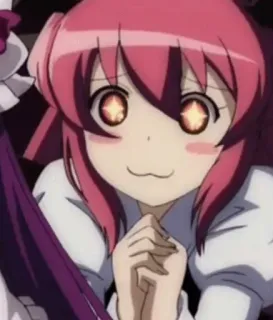 😍 Anime, Garota, Fofa, Mangá, Sorrindo telegram sticker