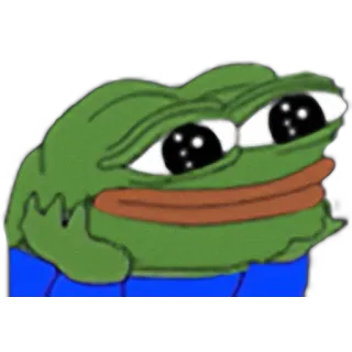 ❤️ Pepe the Frog pepe, 青蛙, 表情包, 得意, 网络 telegram sticker