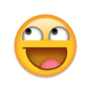 😀 smiley, emoji, yellow, happy, face, cartoon whatsapp sticker