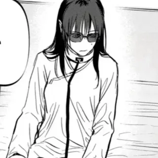 🖤 Yorozu Tsumiki Jujutsu Kaisen Anime, Manga, Gafas, Personaje, Mujer, Yorozu Tsumiki, Jujutsu Kaisen whatsapp sticker