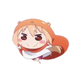 🏃 Umaru Doma Himouto! Umaru-chan 动漫, 小埋, 可爱, Q版, 卫衣, 御宅族, 漫画 whatsapp sticker