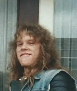 😝 James Hetfield musicista, chitarrista, metallica, rock, band telegram sticker