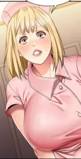 😵 enfermeira, mulher, anime, mangá telegram sticker