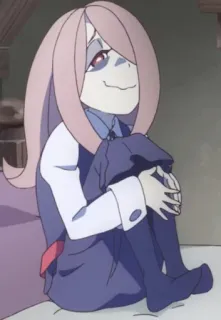 😋 Sucy Manbavaran Little Witch Academia Anime, Cartone animato, Strega, Sucy Manbavaran, Little Witch Academia telegram sticker