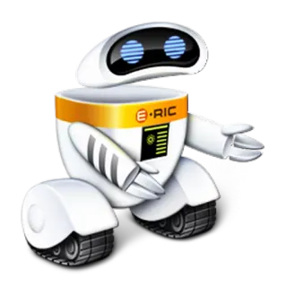 😕 робот, технологии, мультфильм, автоматизация telegram sticker