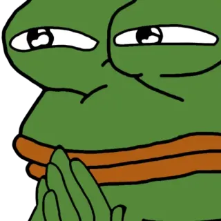 🧐 Pepe the Frog pepe, frog, meme, internet meme, smug, illustration telegram sticker