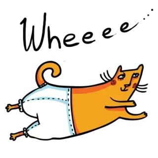 💸 chat, animal, couches, drôle, dessin animé telegram sticker