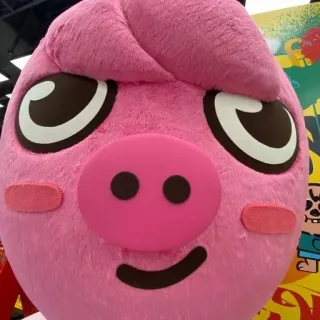 😊 Hoạt hình, Hồng, Nhân vật, Linh vật whatsapp sticker