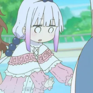 ☁️ Kanna Kamui Miss Kobayashi's Dragon Maid Anime, Kanna, Drago, Kawaii, Carino, Miss Kobayashi's Dragon Maid telegram sticker