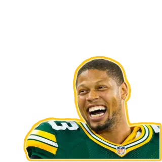 😬 sepak bola, atlet, Green Bay Packers, NFL, olahraga telegram sticker