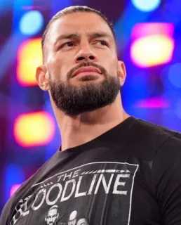 🤔 Roman Reigns THE BLOODLINE Wrestling, WWE, Pro Wrestling, Bloodline whatsapp sticker