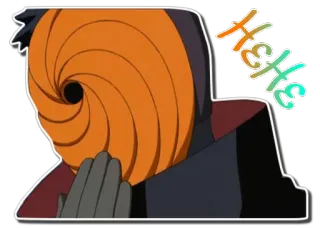 😈 Tobi Naruto Hate anime, naruto, tobi, hate, manga telegram sticker