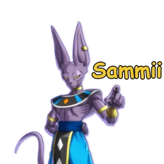 7️⃣ Beerus Dragon Ball Sammii Anime, Dragon Ball, Beerus, Dibujo animado, Dios, Personaje whatsapp sticker