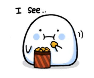 😗 comida, gota, lindo, palomitas, merienda, dibujos animados whatsapp sticker