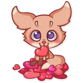 The Fennec Fox telegram stickers