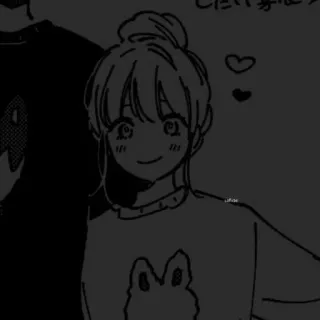 😃 Anime, Ragazza, Coniglio, Carino, Cartone animato telegram sticker