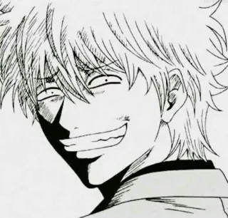 😈 Gintoki Sakata Gintama Anime, Manga, Gintama, Gintoki, Sakata, Divertido, Expresión whatsapp sticker